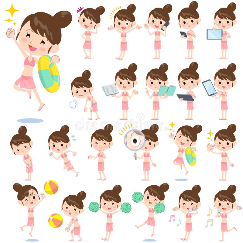 Ύφος 2 Swimwear Mom ελεύθερη απεικόνιση δικαιώματος Ύφος 2 Swimwear Mom ελεύθερη απεικόνιση δικαιώματος