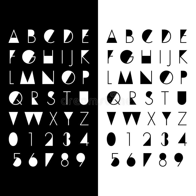 Alphabetic fonts and numbers, vector eps10. Alphabetic fonts and numbers, vector eps10
