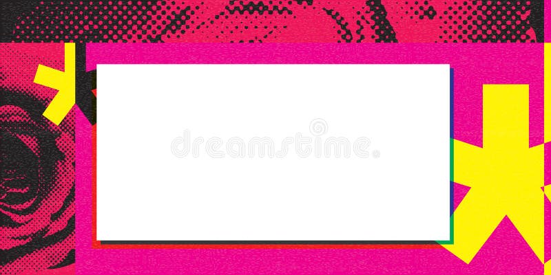 абстрактная геометрическая композиция valentines day концепция punchy стиль иллюстрация штока
