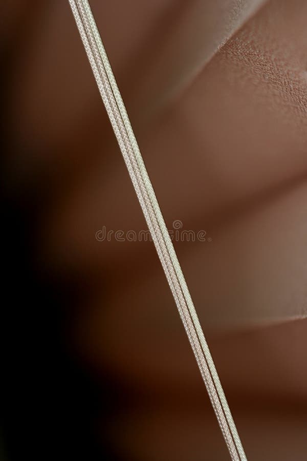 Macro of textured window blinds with string and holes making an abstract background. Macro of textured window blinds with string and holes making an abstract background.