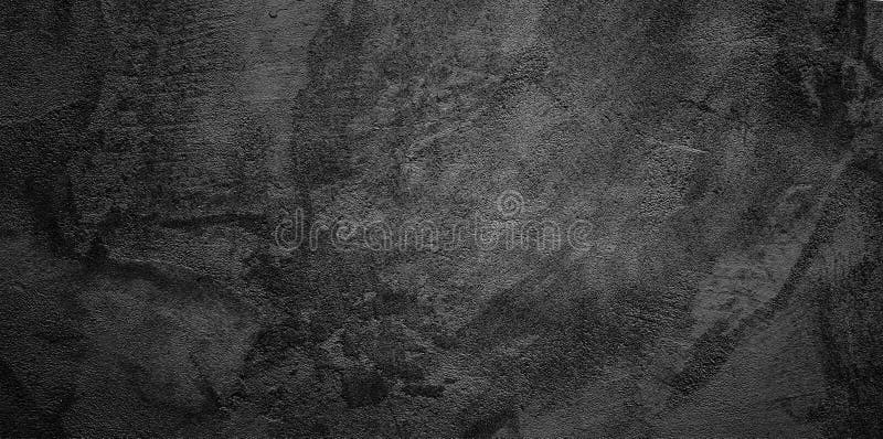 Abstract Grunge Black Wall Background. Art Rough Dark Stucco Texture. Gloomy Monochrome Background. Wide Angle Wallpaper or Web Banner With Copy Space. Abstract Grunge Black Wall Background. Art Rough Dark Stucco Texture. Gloomy Monochrome Background. Wide Angle Wallpaper or Web Banner With Copy Space