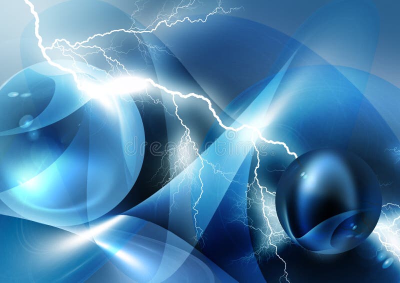 Abstract blue and fairy background with lightning. Abstract blue and fairy background with lightning