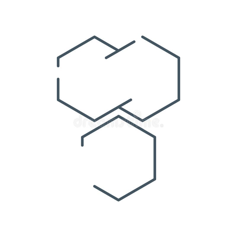 Абстрактный значок Linear Honeycomb Символ клеток меда Иллюстрация вектора склада, изолированная на белом фоне иллюстрация вектора Абстрактный значок Linear Honeycomb Символ клеток меда Иллюстрация вектора склада, изолированная на белом фоне иллюстрация вектора