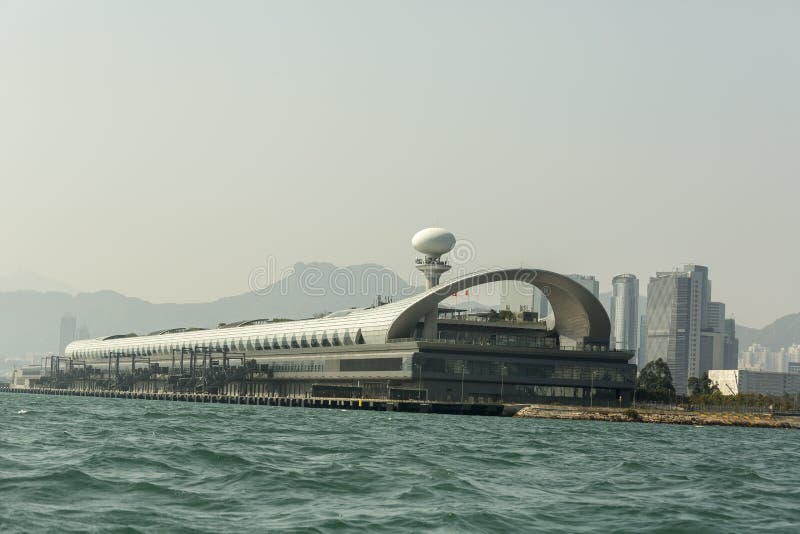 Авиапорт Гонконга старый Kai Tak стоковая фотография Авиапорт Гонконга старый Kai Tak стоковая фотография