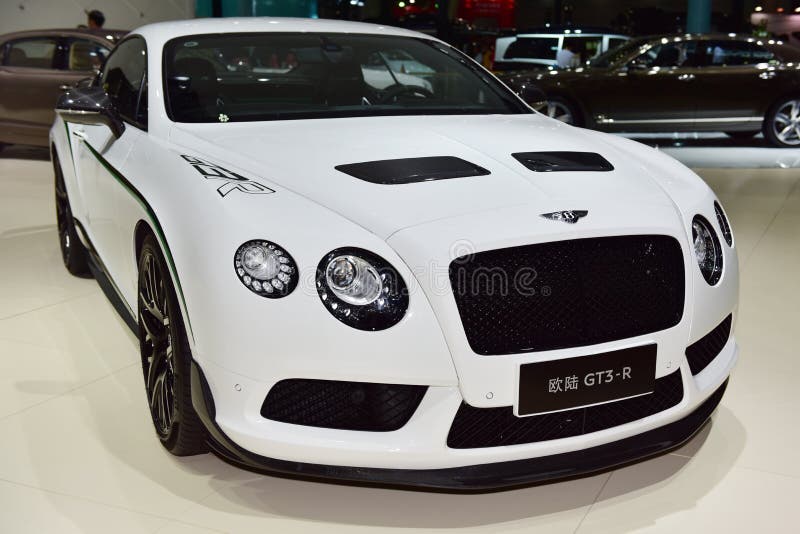 Автомобиль Bentley континентальный GT3-R стоковая фотография Автомобиль Bentley континентальный GT3-R стоковая фотография