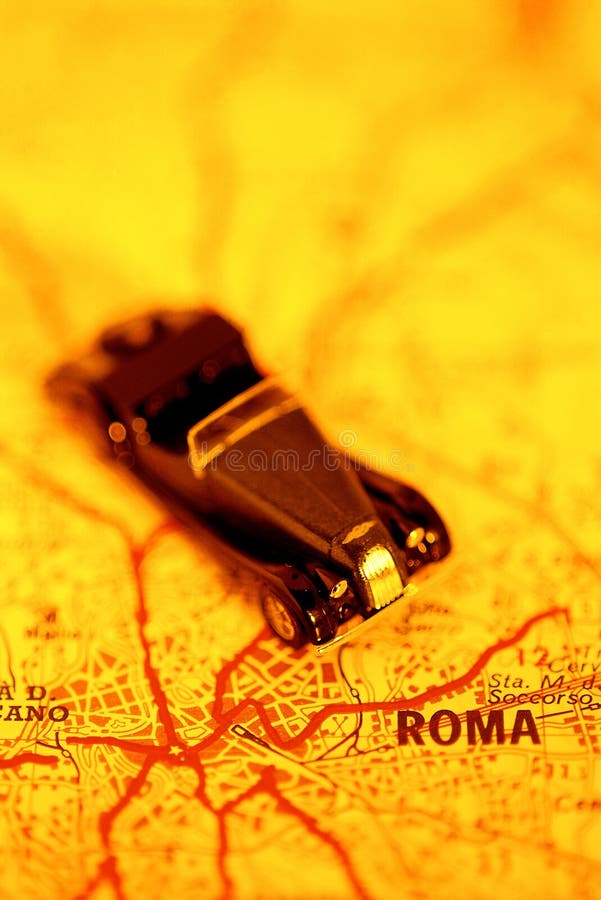 автомобиль rome, котор нужно задействовать стоковые фотографии rf