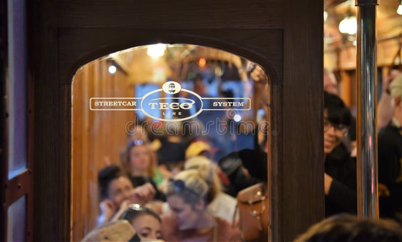 Автомобиль улицы Ybor производителя электроэнергии Tampa Bay стоковая фотография Автомобиль улицы Ybor производителя электроэнергии Tampa Bay стоковая фотография