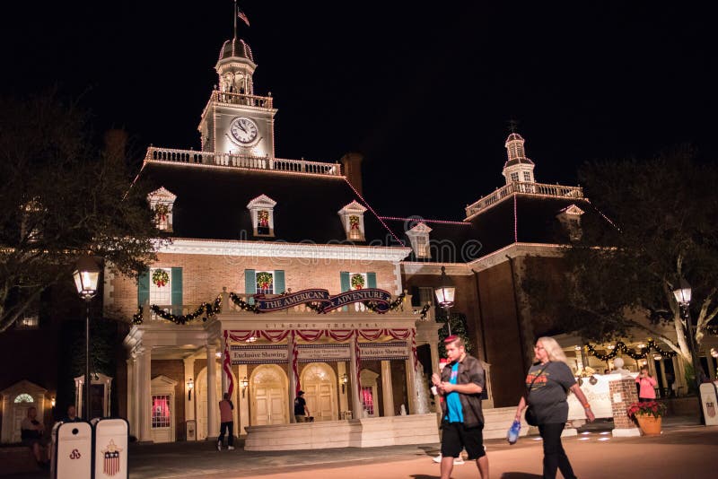 Американское приключение на Epcot стоковое фото rf Американское приключение на Epcot стоковое фото rf
