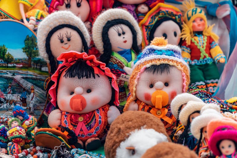Андийские ремесла куклы - Cajamarca Перу стоковые фото Андийские ремесла куклы - Cajamarca Перу стоковые фото