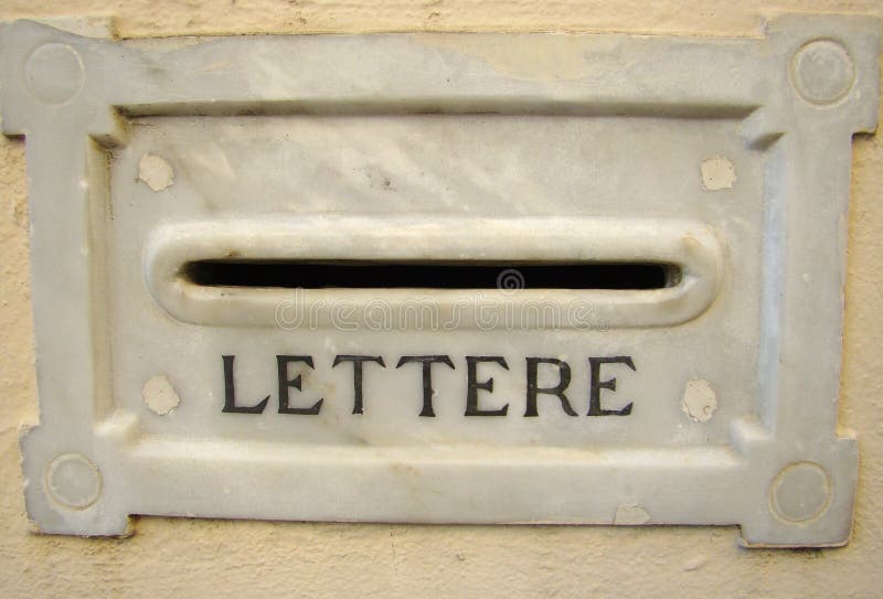 античное letterbox стоковая фотография античное letterbox стоковая фотография