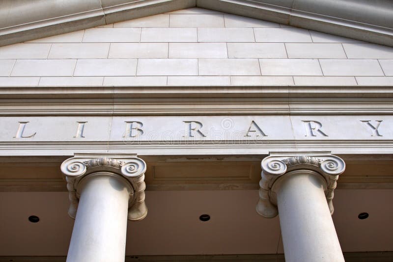 Perfect iconic image of a library. Perfect iconic image of a library