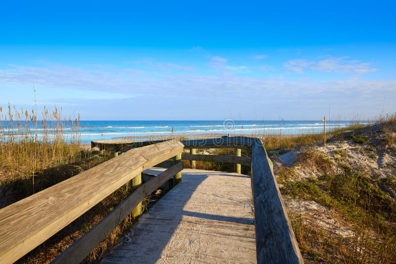 Atlantic Beach in Jacksonville East of Florida USA US. Atlantic Beach in Jacksonville East of Florida USA US