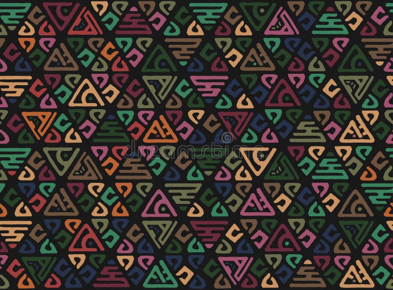 африканская картина безшовная Этнический орнамент boho на ковре Ацтекский стиль Диаграмма племенная вышивка Индийская, мексиканск бесплатная иллюстрация африканская картина безшовная Этнический орнамент boho на ковре Ацтекский стиль Диаграмма племенная вышивка Индийская, мексиканск бесплатная иллюстрация