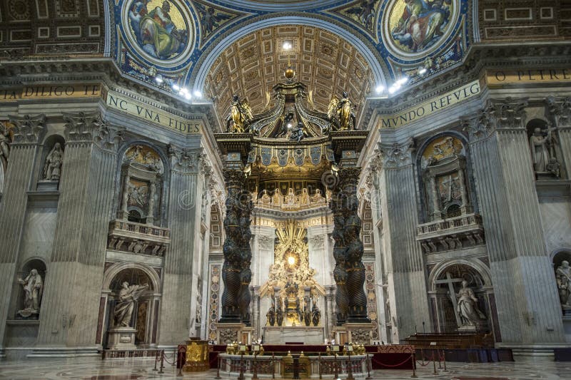 Базилика Рим St Peters, Италия стоковая фотография rf Базилика Рим St Peters, Италия стоковая фотография rf