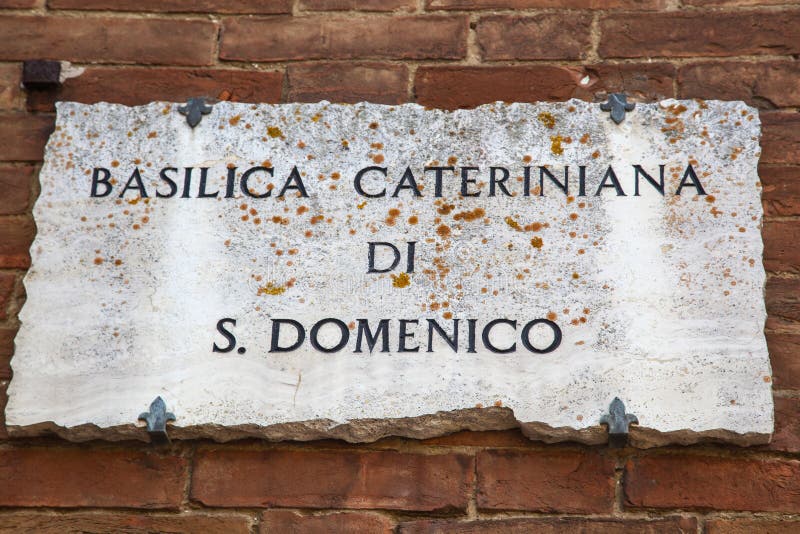 Basilica of San Domenico in Siena, Italy, one of the most important churches in Siena. Basilica of San Domenico in Siena, Italy, one of the most important churches in Siena.