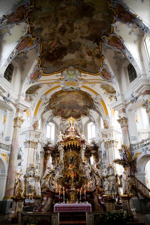 Basilica of the Fourteen Holy Helpers, Staffelstein, Germany. Basilica of the Fourteen Holy Helpers, Staffelstein, Germany