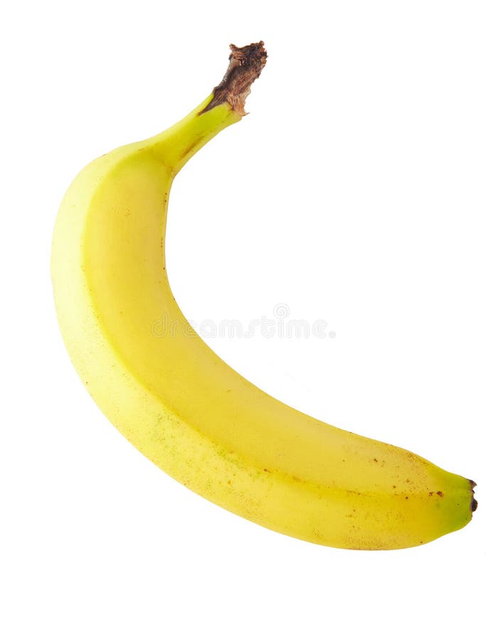 Fresh yellow banana isolated on a white. Fresh yellow banana isolated on a white