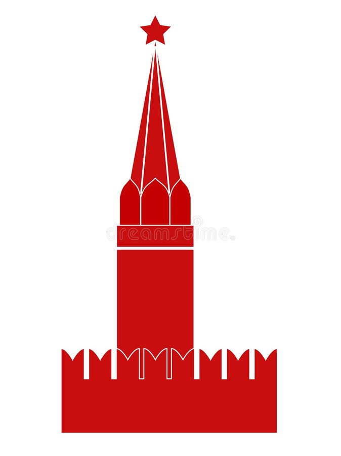 Moscow Kremlin Tower. Vector-Illustration. Moscow Kremlin Tower. Vector-Illustration