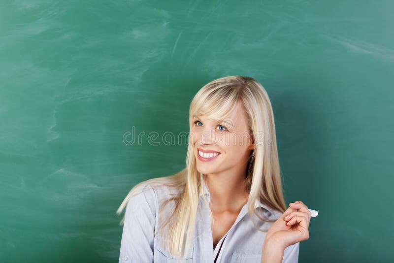 Lehrerin Jungfrau Blonde Onanieren