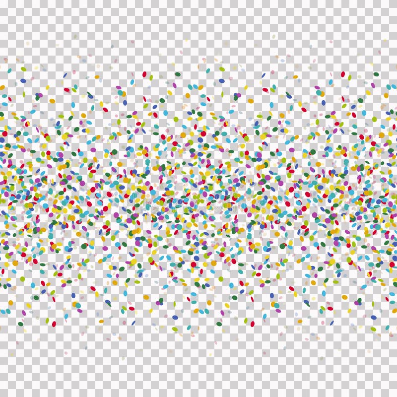 безшовная покрашенная предпосылка confetti с прозрачностью вектора иллюстрация штока безшовная покрашенная предпосылка confetti с прозрачностью вектора иллюстрация штока