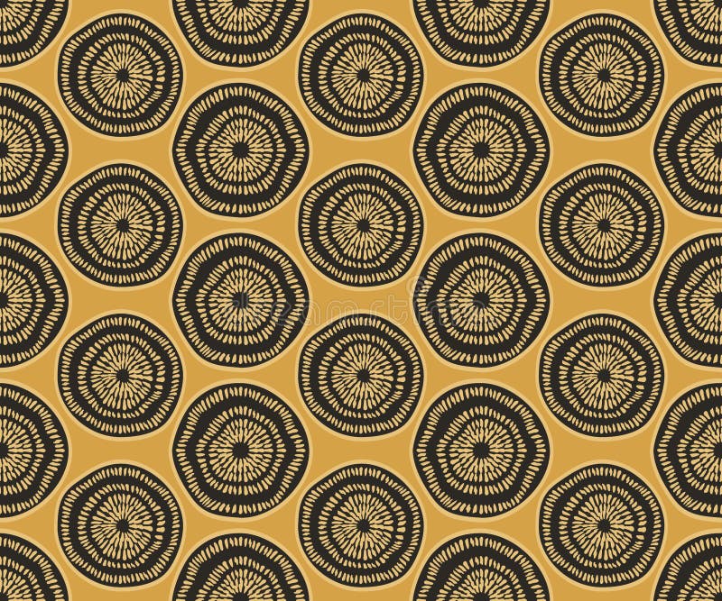 Seamless hand drawn flowers, textured circles. Seamless boho pattern. Abstract gold background in vector. Seamless background texture. Suitable for fabric print, packaging, wallpaper, wrapping paper, web design template. Seamless hand drawn flowers, textured circles. Seamless boho pattern. Abstract gold background in vector. Seamless background texture. Suitable for fabric print, packaging, wallpaper, wrapping paper, web design template