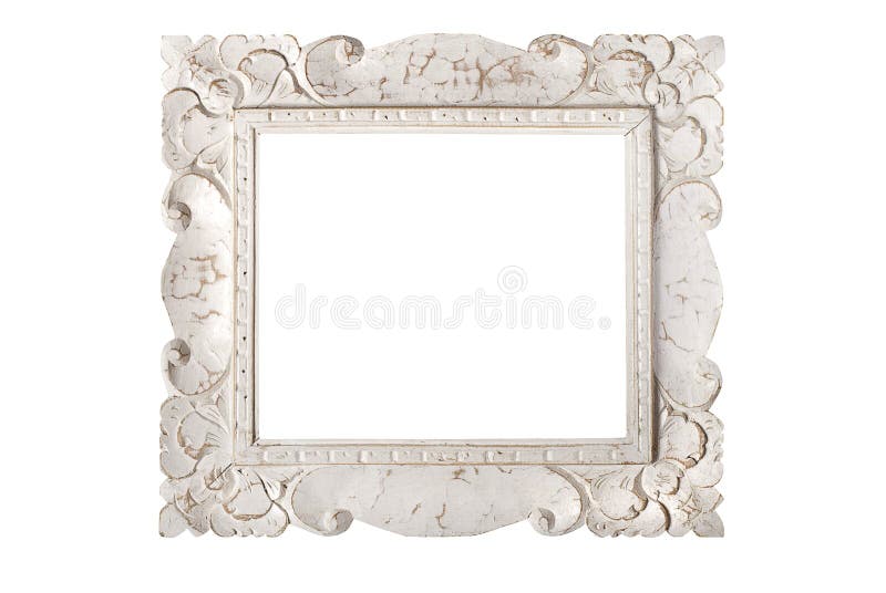 White Picture Frame, isolated on white. White Picture Frame, isolated on white