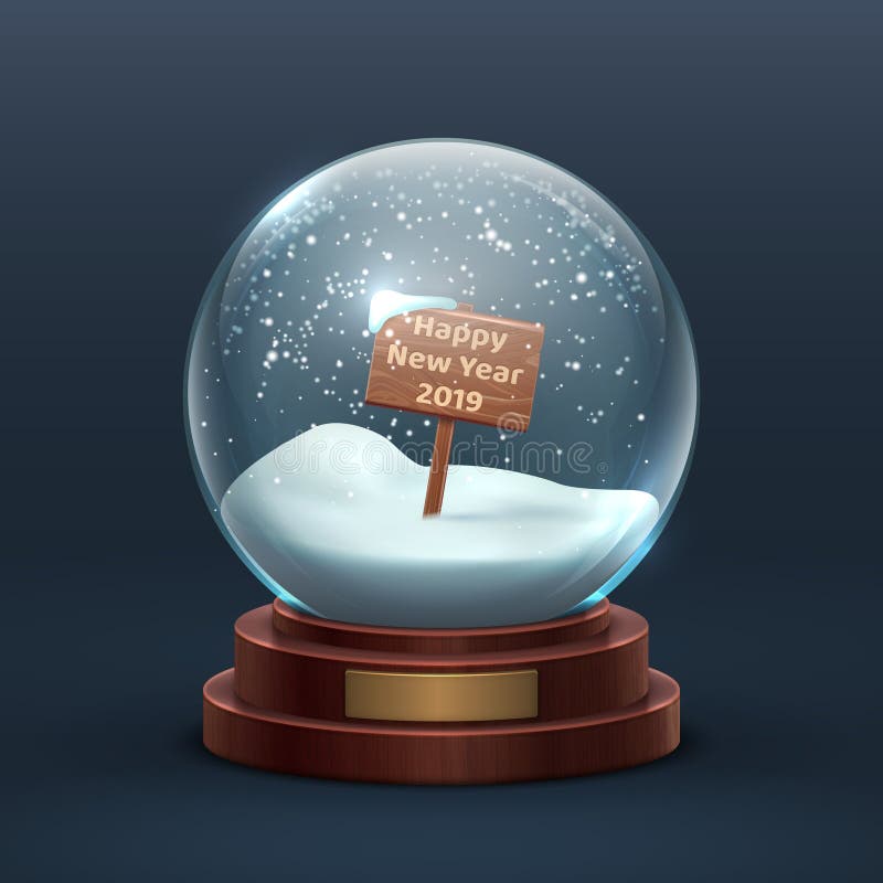 белизна вектора снежка глобуса изолированная иллюстрацией Snowglobe праздника рождества стеклянное с деревянным знаком и счастлив бесплатная иллюстрация белизна вектора снежка глобуса изолированная иллюстрацией Snowglobe праздника рождества стеклянное с деревянным знаком и счастлив бесплатная иллюстрация