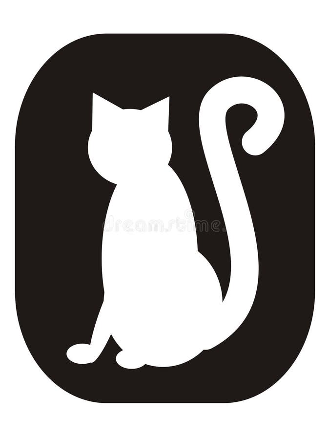 белизна кота иллюстрация штока
