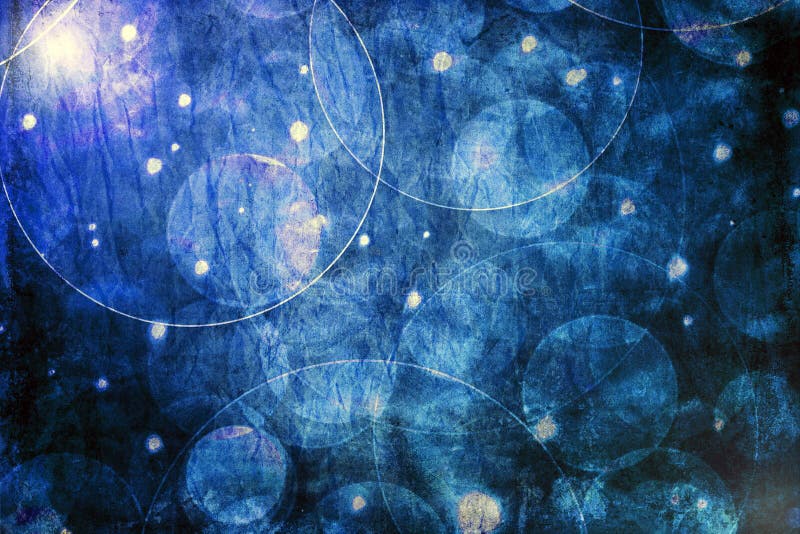 Ethereal blue bokeh background of overlapping textured circles in diminishing sizes for a dreamy effect. Ethereal blue bokeh background of overlapping textured circles in diminishing sizes for a dreamy effect