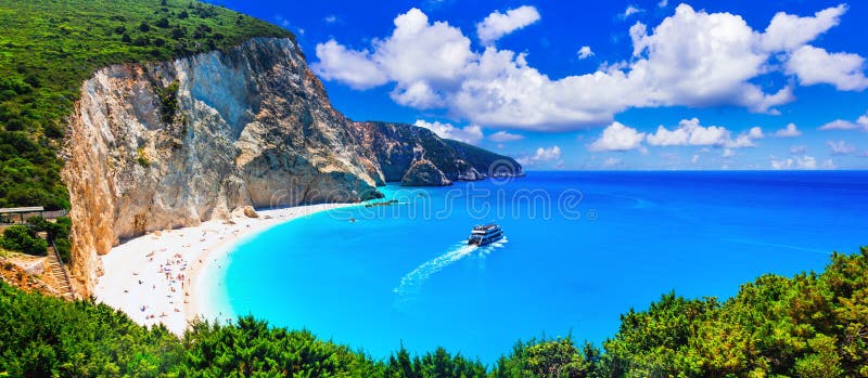 Большинств красивые пляжи серий Греции - Порту Katsiki в Lefka стоковая фотография rf Большинств красивые пляжи серий Греции - Порту Katsiki в Lefka стоковая фотография rf