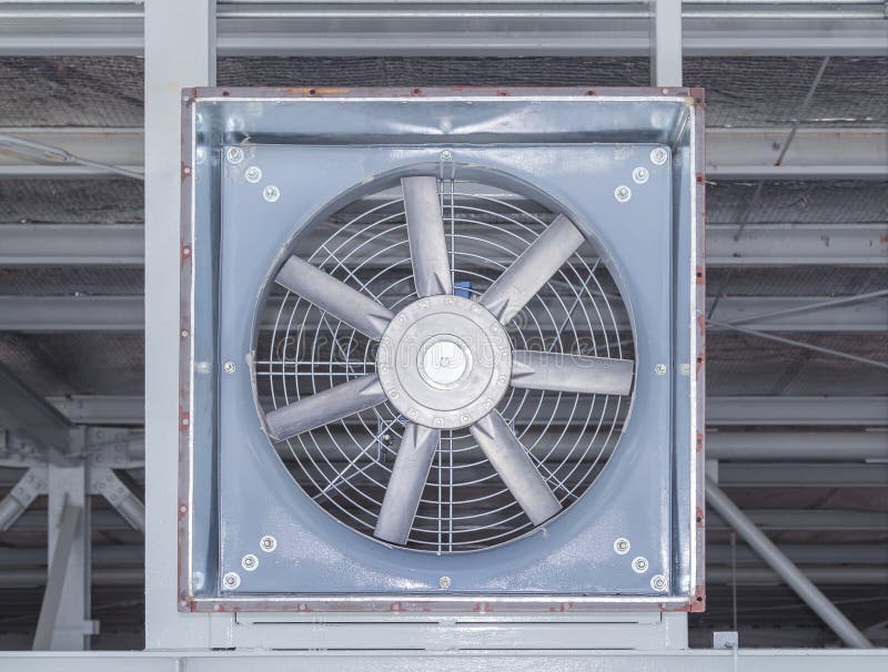Big fan for sucking air inside to outside of factory. Big fan for sucking air inside to outside of factory.