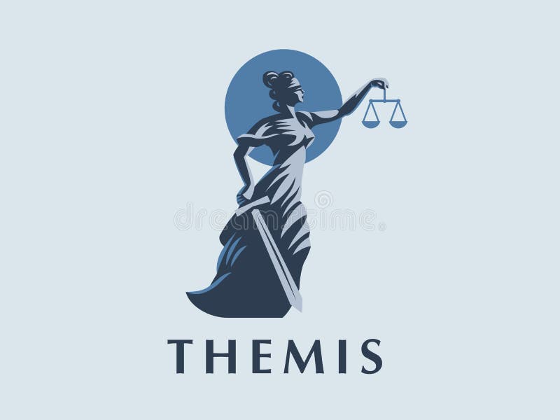 Богиня Themis с шпагой правосудия и весов в ее руках бесплатная иллюстрация Богиня Themis с шпагой правосудия и весов в ее руках бесплатная иллюстрация