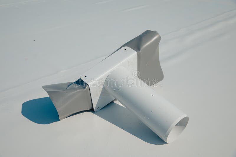 Плоская крыша с пленкой пвх горячего воздуха сваренной ...