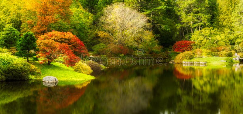 Botanical Garden in Northeast Harbor, Acadia National Park, Maine. Botanical Garden in Northeast Harbor, Acadia National Park, Maine