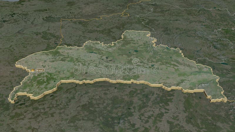 Брест Беларусь прессовал со столицей. Спутник бесплатная иллюстрация