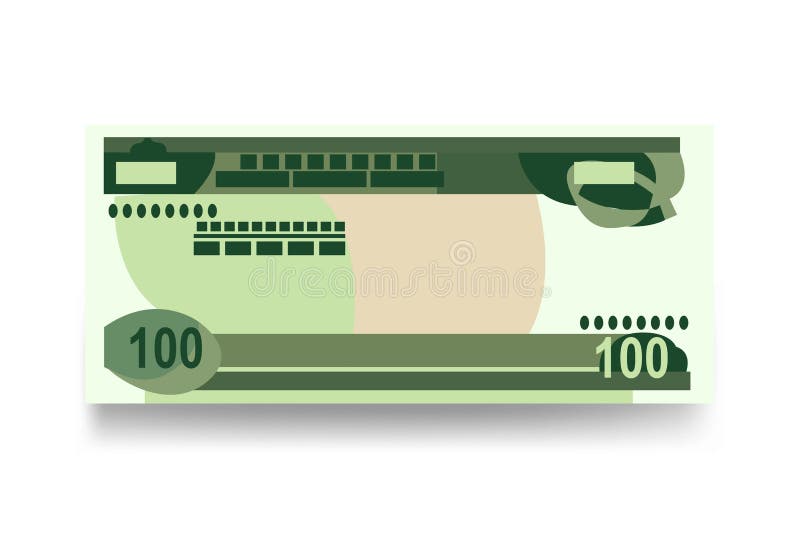 бумажные деньги 100%. векторная иллюстрация. банкноты с этиопией. иллюстрация штока