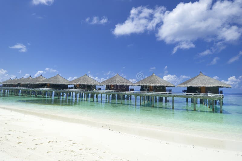 Бунгала курорта Мальдивов