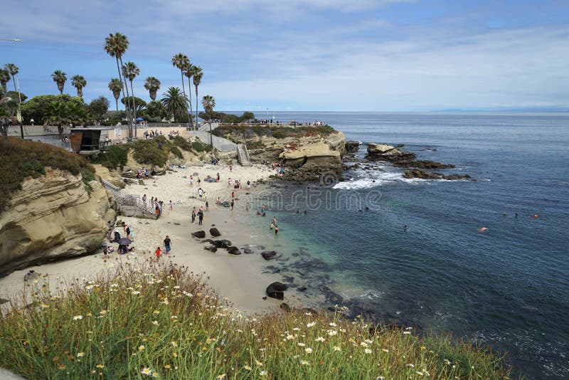 Бухта La Jolla в Калифорния стоковое фото rf Бухта La Jolla в Калифорния стоковое фото rf
