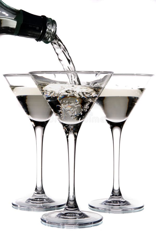был стеклянным политым martini стоковое фото был стеклянным политым martini стоковое фото
