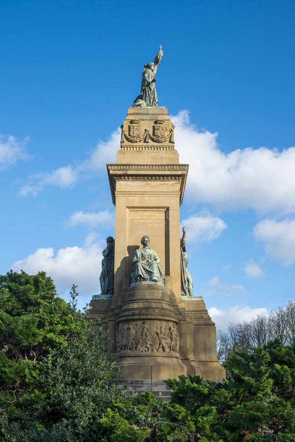 Plein 1813 is home to the monument commemorating the victory over Napoleon. The monument was revealed on 17 November 1869 by Prins Frederik of the Netherlands. It symbolizes the end of the French era in the Netherlands and the foundation in 1813 of the Sovereign Principality of the United Netherlands, the predecessor of the current Kingdom of the Netherlands. The base holds four statues and a statue group. In addition, large black letters read the name Eben-Ha�zer, referring to the victory of the Israelites over the Philistines in the Biblical book of 1 Samuel. On top of the monument stands the triumphant Dutch Virgin. The city side features King William I as he swears the constitutional oath. The Javastraat side features the triumvirate of 1813 who prepared the return of Van Orange: Gijsbert Karel van Hogendorp, Frans Adam van der Duyn van Maasdam, and Leopold van Limburg Stirum. Female figures are positioned on both sides, personifying Religion and History. Plein 1813 is home to the monument commemorating the victory over Napoleon. The monument was revealed on 17 November 1869 by Prins Frederik of the Netherlands. It symbolizes the end of the French era in the Netherlands and the foundation in 1813 of the Sovereign Principality of the United Netherlands, the predecessor of the current Kingdom of the Netherlands. The base holds four statues and a statue group. In addition, large black letters read the name Eben-Ha�zer, referring to the victory of the Israelites over the Philistines in the Biblical book of 1 Samuel. On top of the monument stands the triumphant Dutch Virgin. The city side features King William I as he swears the constitutional oath. The Javastraat side features the triumvirate of 1813 who prepared the return of Van Orange: Gijsbert Karel van Hogendorp, Frans Adam van der Duyn van Maasdam, and Leopold van Limburg Stirum. Female figures are positioned on both sides, personifying Religion and History.