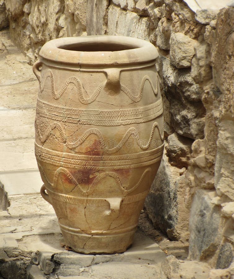 ваза amphora стародедовская minoan стоковое фото rf ваза amphora стародедовская minoan стоковое фото rf