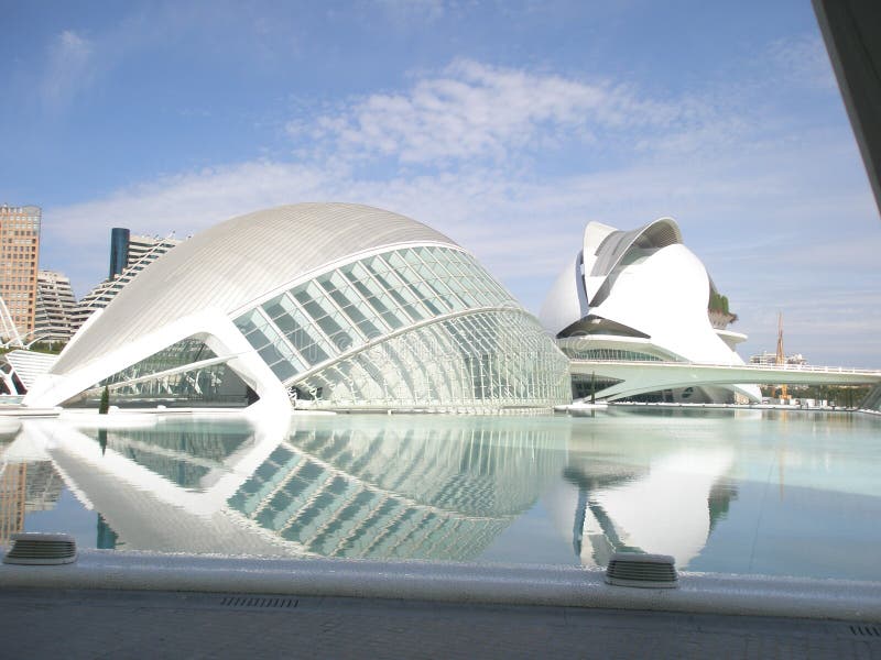 Валенсия, изображение ciencias las Ла ciudad de las artes y стоковая фотография Валенсия, изображение ciencias las Ла ciudad de las artes y стоковая фотография