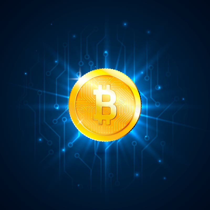 Валюта золотого bitcoin цифровая на монтажной плате Концепция денег или cryptocurrency футуристической технологии цифровая Illust иллюстрация вектора Валюта золотого bitcoin цифровая на монтажной плате Концепция денег или cryptocurrency футуристической технологии цифровая Illust иллюстрация вектора