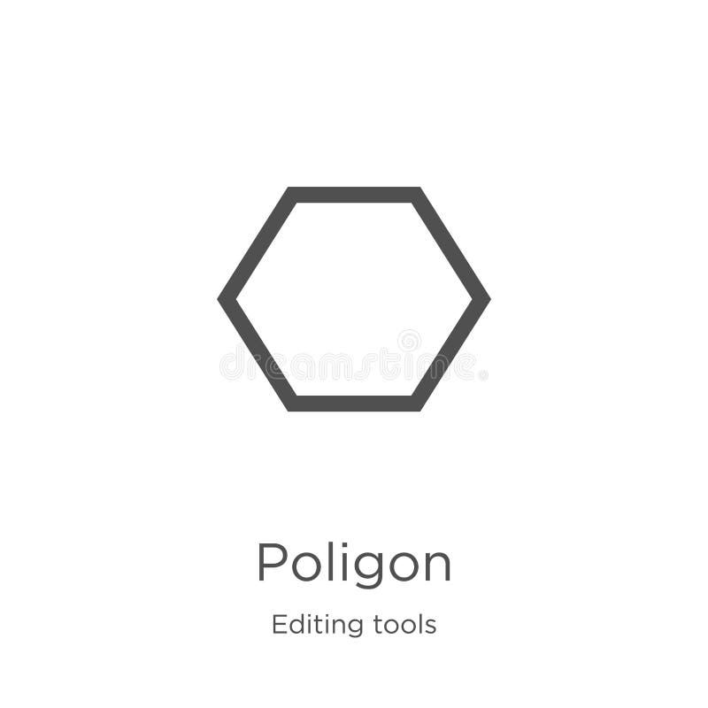 вектор значка poligon от редактирования собрания инструментов Тонкая линия иллюстрация вектора значка плана poligon План, тонкая бесплатная иллюстрация вектор значка poligon от редактирования собрания инструментов Тонкая линия иллюстрация вектора значка плана poligon План, тонкая бесплатная иллюстрация
