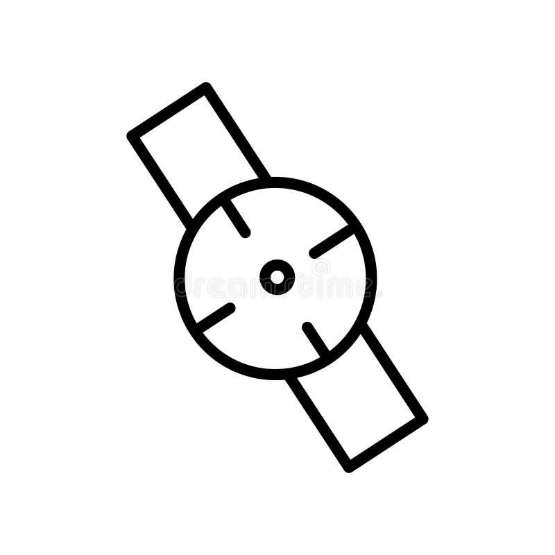 Вектор значка Smartwatch изолированный на белых предпосылке, знаке Smartwatch, линии и элементах плана в линейном стиле бесплатная иллюстрация Вектор значка Smartwatch изолированный на белых предпосылке, знаке Smartwatch, линии и элементах плана в линейном стиле бесплатная иллюстрация