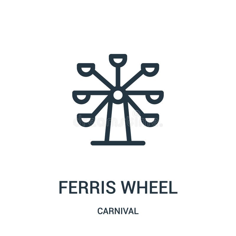 вектор значка колеса ferris от собрания масленицы Тонкая линия иллюстрация вектора значка плана колеса ferris иллюстрация штока вектор значка колеса ferris от собрания масленицы Тонкая линия иллюстрация вектора значка плана колеса ferris иллюстрация штока