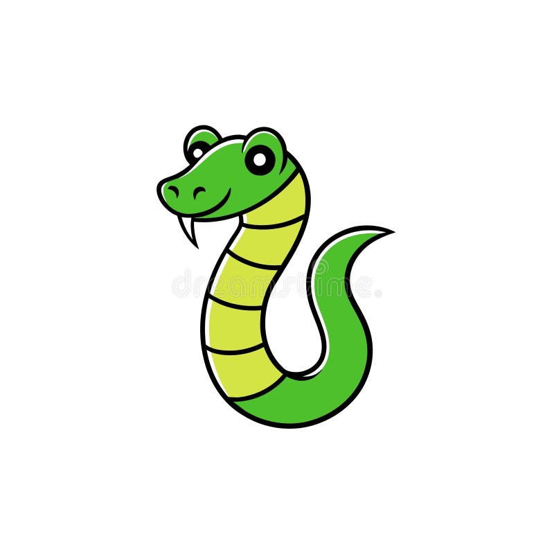 вектор значков bamboo viper snake play иллюстрация штока