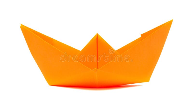 вектор схемы бумаги origami изготавливания плана шлюпки стоковая фотография rf вектор схемы бумаги origami изготавливания плана шлюпки стоковая фотография rf