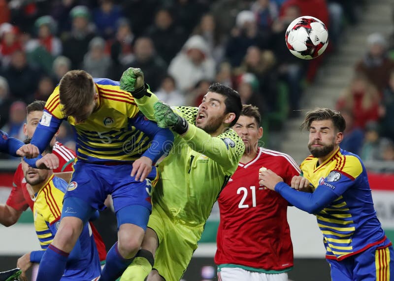 Венгрия v Андорра - ФИФА квалификатор 2018 кубков мира 4-0 стоковая фотография Венгрия v Андорра - ФИФА квалификатор 2018 кубков мира 4-0 стоковая фотография