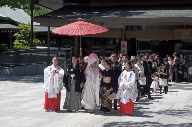 TOKYO, JAPAN, JULY 10: Celebration of a typical wedding in Japan on July 10, 2011 in Tokyo, Japan. The date that most weddings are held in November is the month because the 11 is a lucky number. The wedding is rapid, flow, protocol and little joy. TOKYO, JAPAN, JULY 10: Celebration of a typical wedding in Japan on July 10, 2011 in Tokyo, Japan. The date that most weddings are held in November is the month because the 11 is a lucky number. The wedding is rapid, flow, protocol and little joy